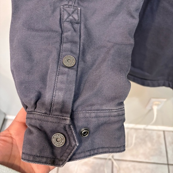 Duluth Trading Fleece Lined Canvas Workwear Jacket Heavy Men’s Size XL-Tall - Picture 6 of 11